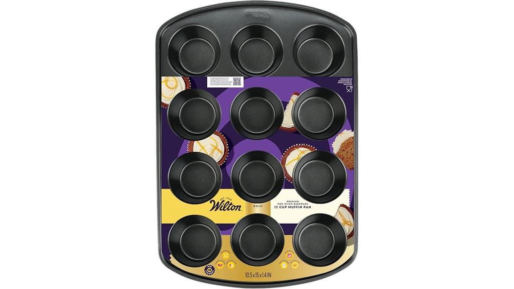 non stick 12 cup muffin pan