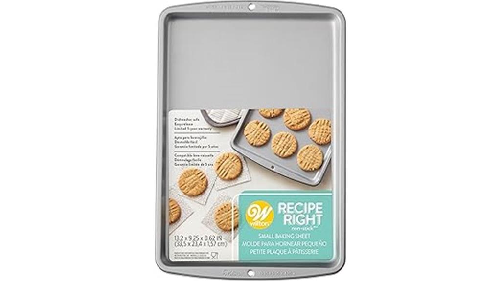 non stick baking sheet size