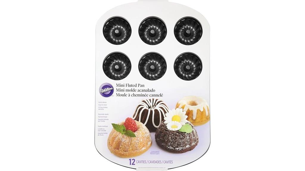 non stick mini tube pan