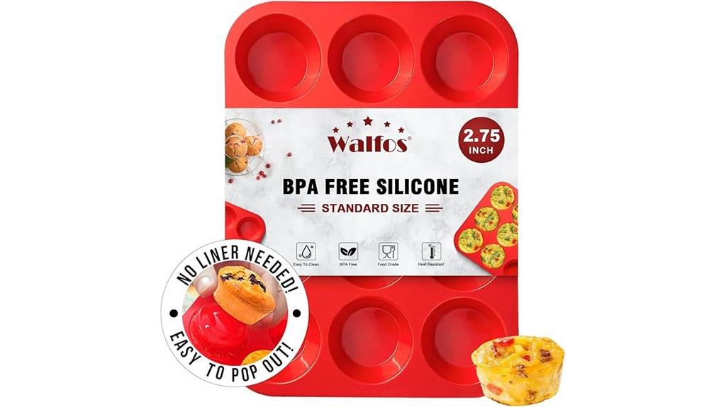 non stick silicone muffin pan