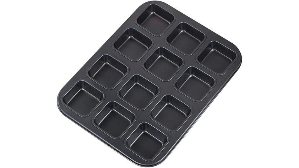 nonstick mini brownie pan