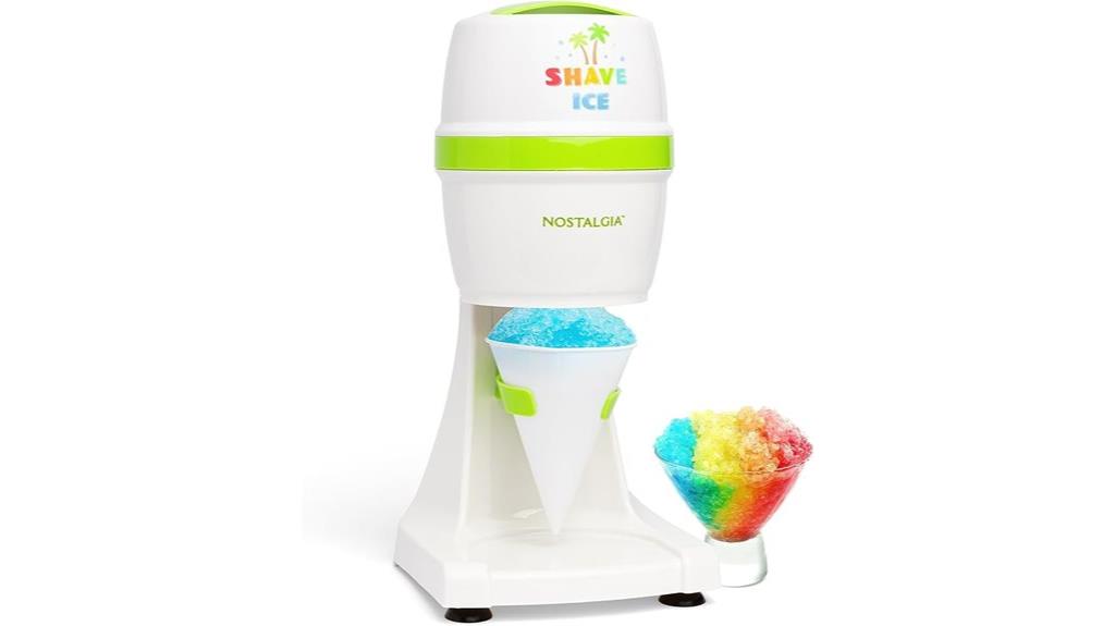 nostalgic tabletop slushie maker