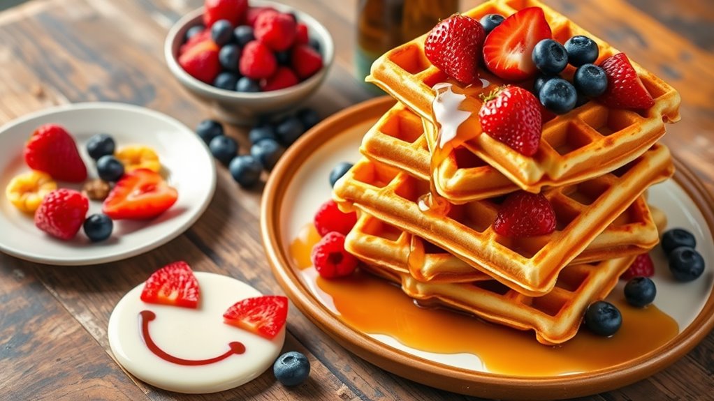 nutritious customizable kid friendly waffles