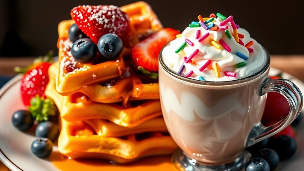 nutritious kid friendly waffles