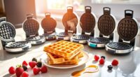 perfectly crispy small waffles