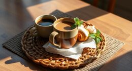 placemats enhance coffee experience