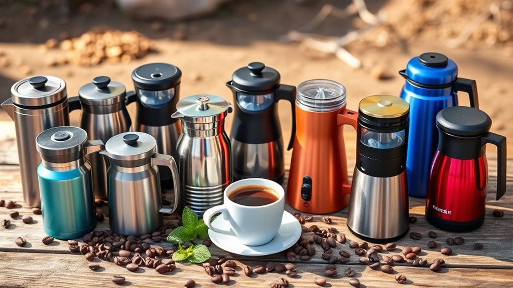 portable coffee makers selection