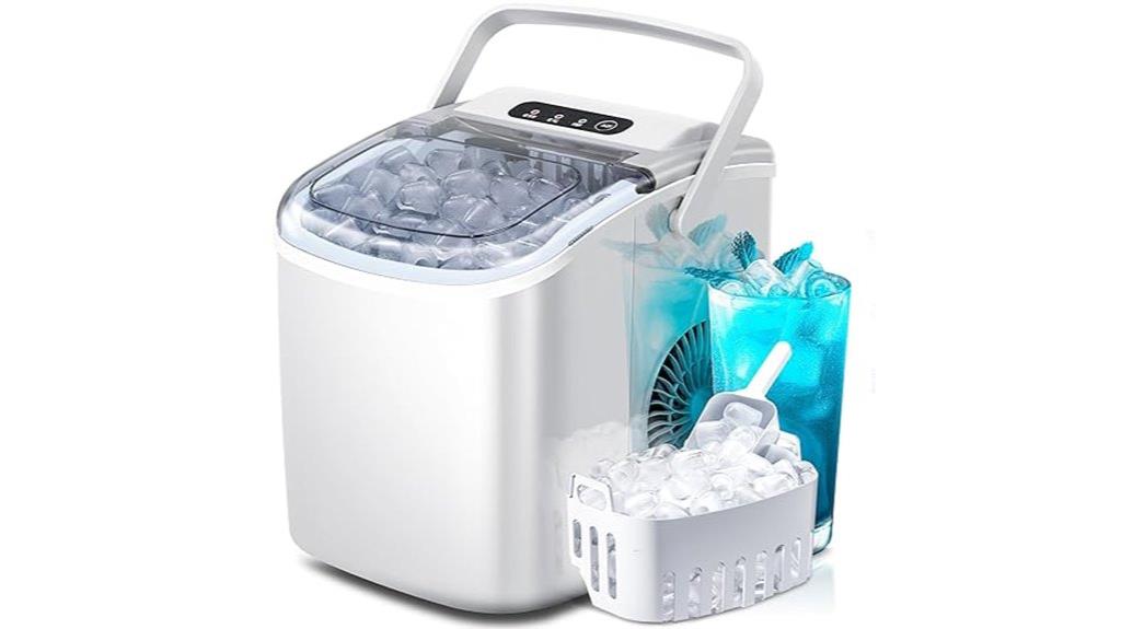 portable white ice maker