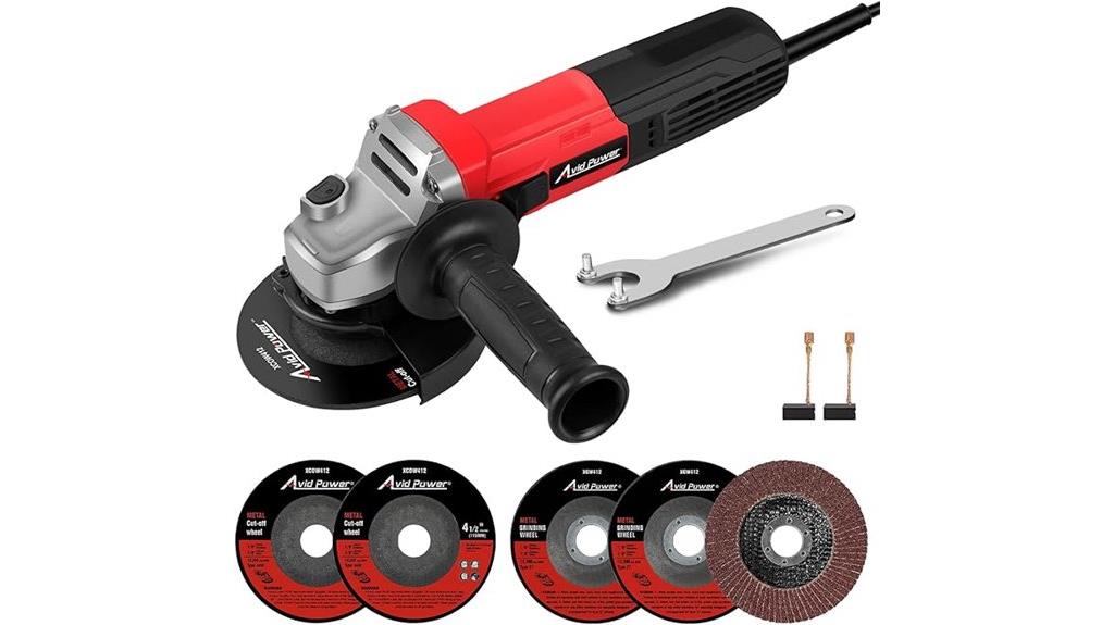 powerful 4 5 inch grinder