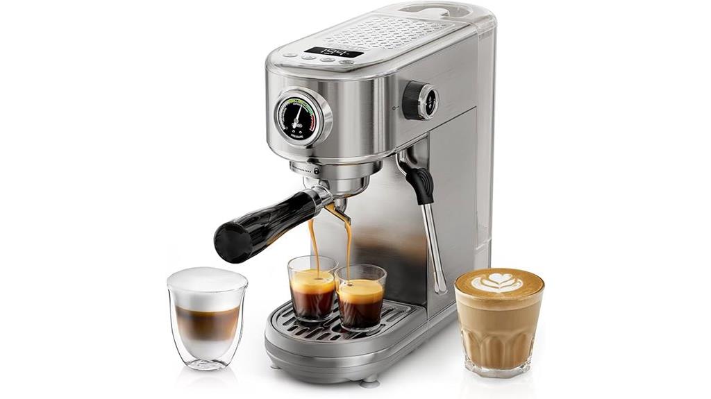 programmable espresso machine features