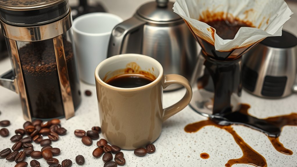 proper coffee handling techniques