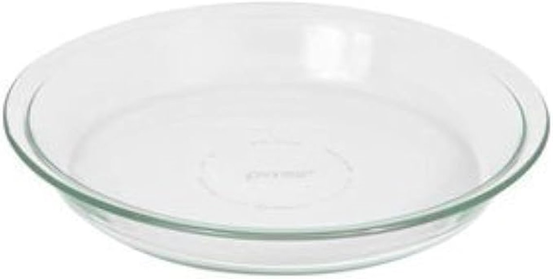 pyrex glass pie dish