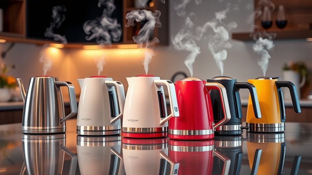 quick boiling electric kettles