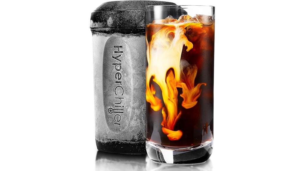 rapid iced coffee cooling