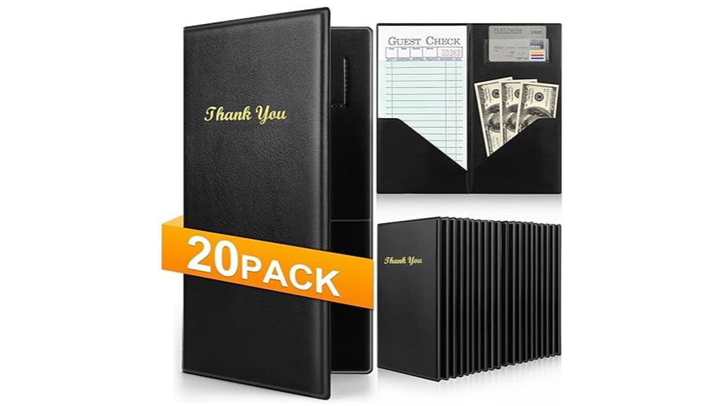 restaurant server book set
