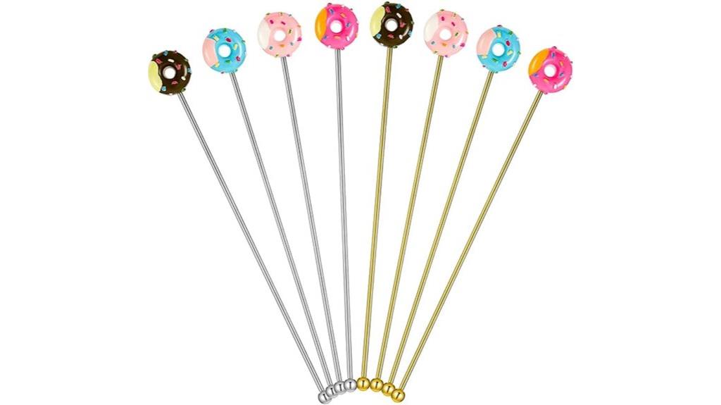 reusable coffee stirrers set