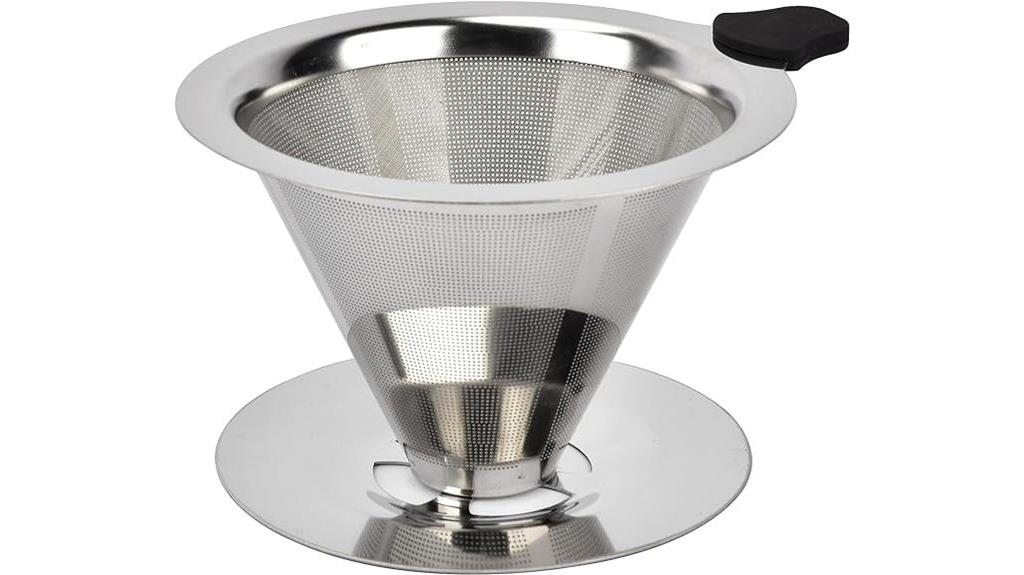 reusable stainless steel dripper