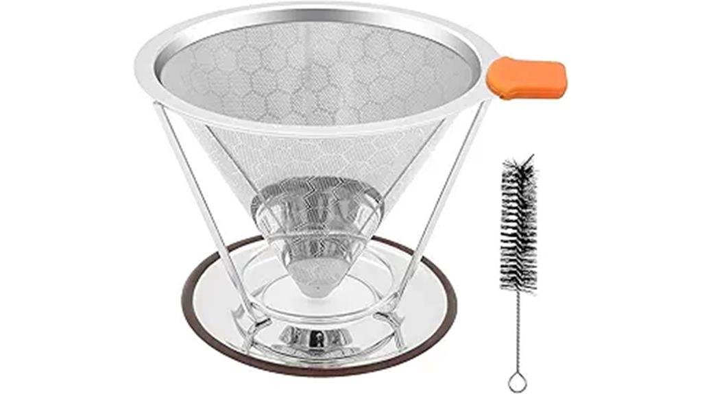 reusable stainless steel dripper