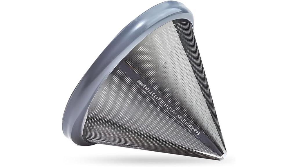 reusable stainless steel filter