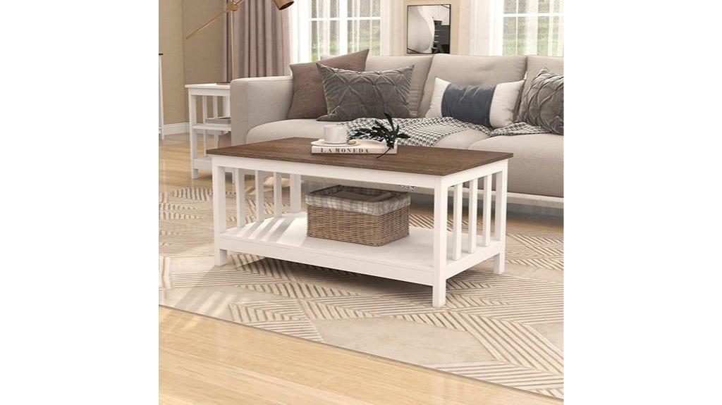 rustic farmhouse coffee table