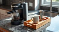 set up coffee corner