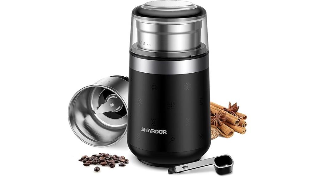 silent stainless steel grinder