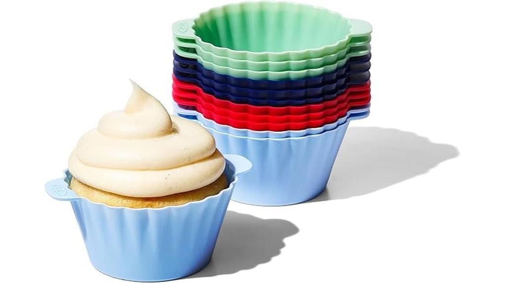 silicone baking cups pack