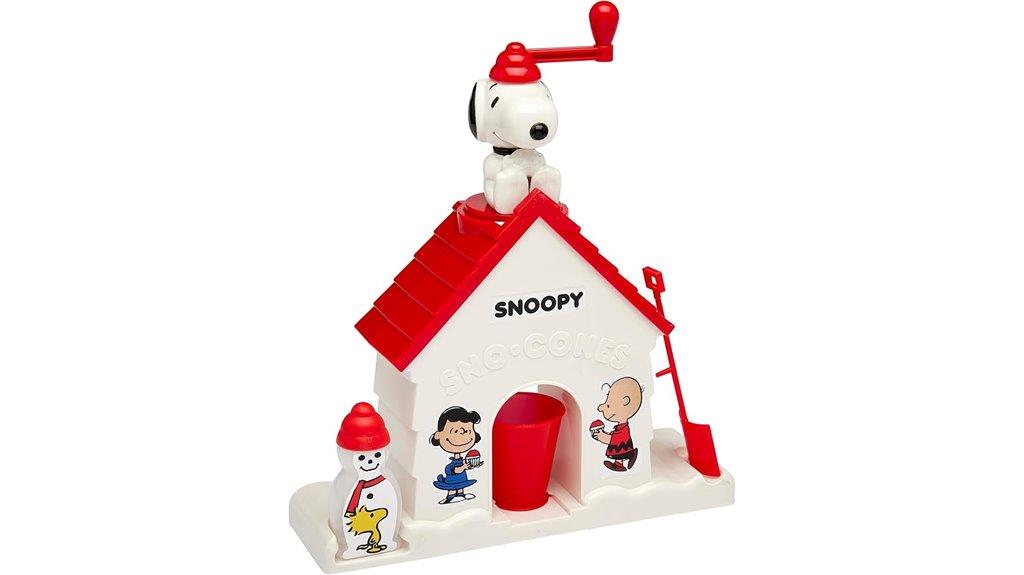snoopy themed shaved ice maker