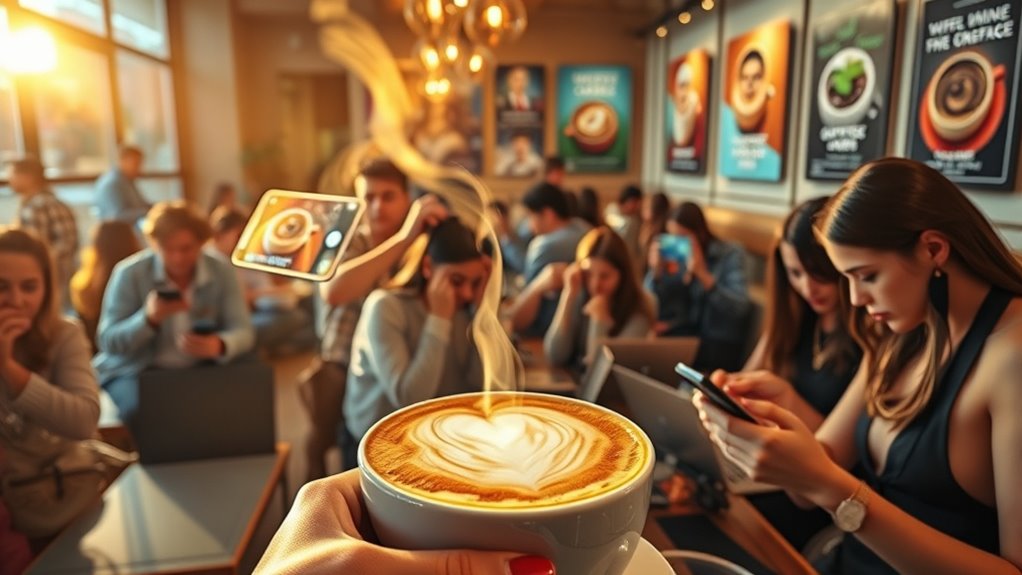 social media shapes coffee trends