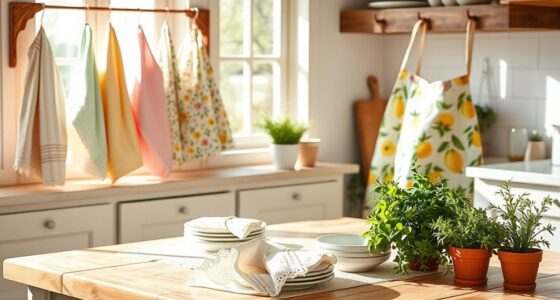 spring kitchen linen styles