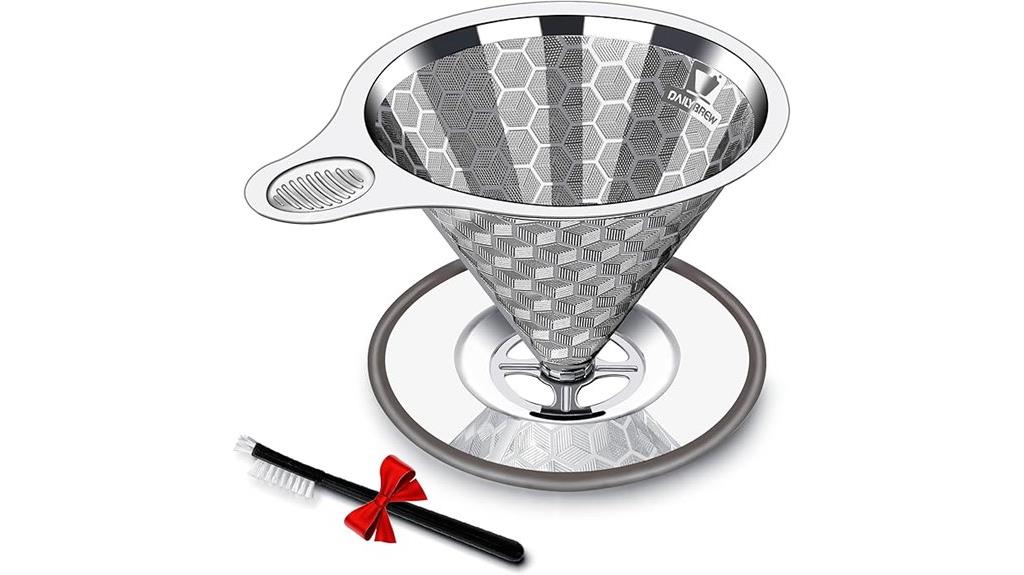 stainless steel coffee dripper