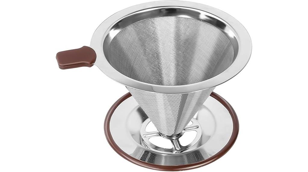 stainless steel coffee dripper
