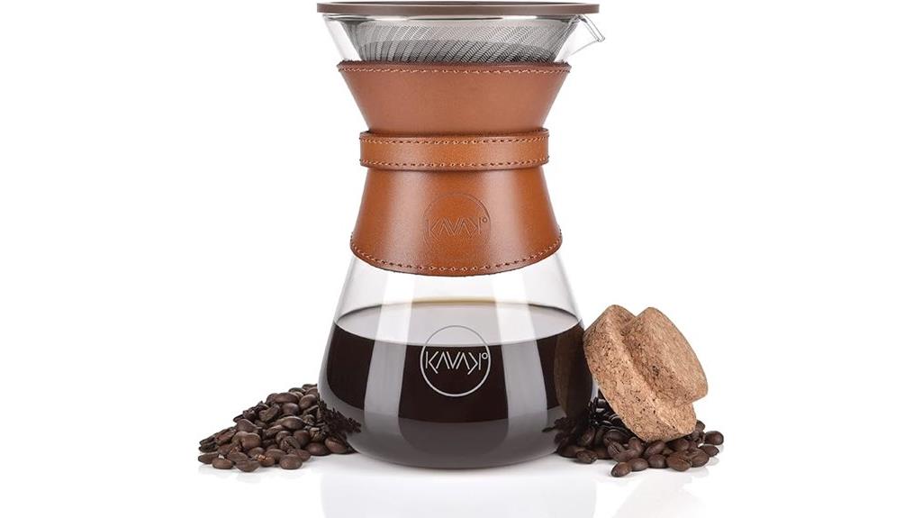 stainless steel coffee maker