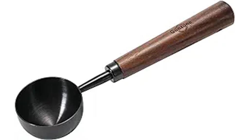 stainless steel coffee scoop