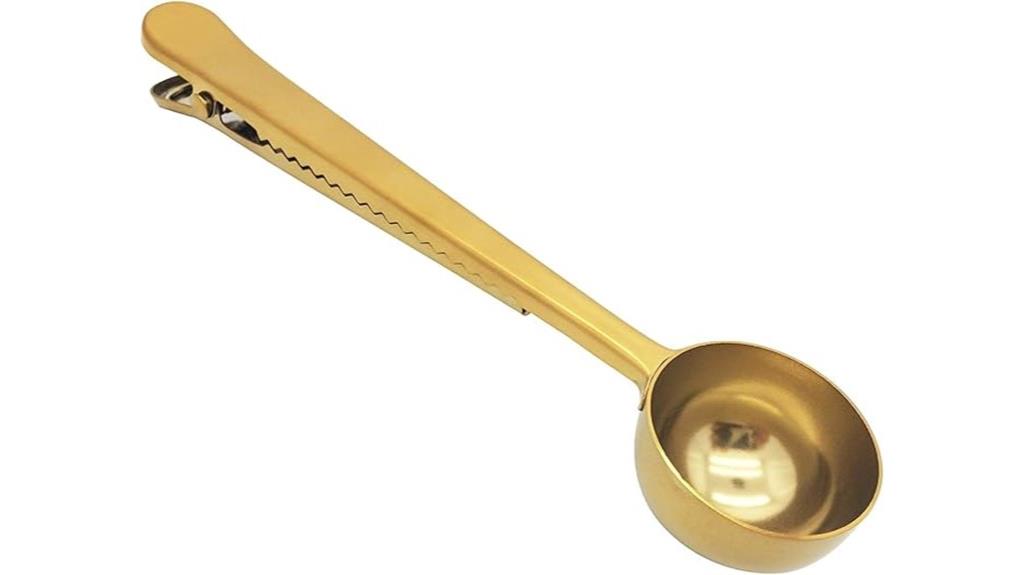 stainless steel coffee scoop