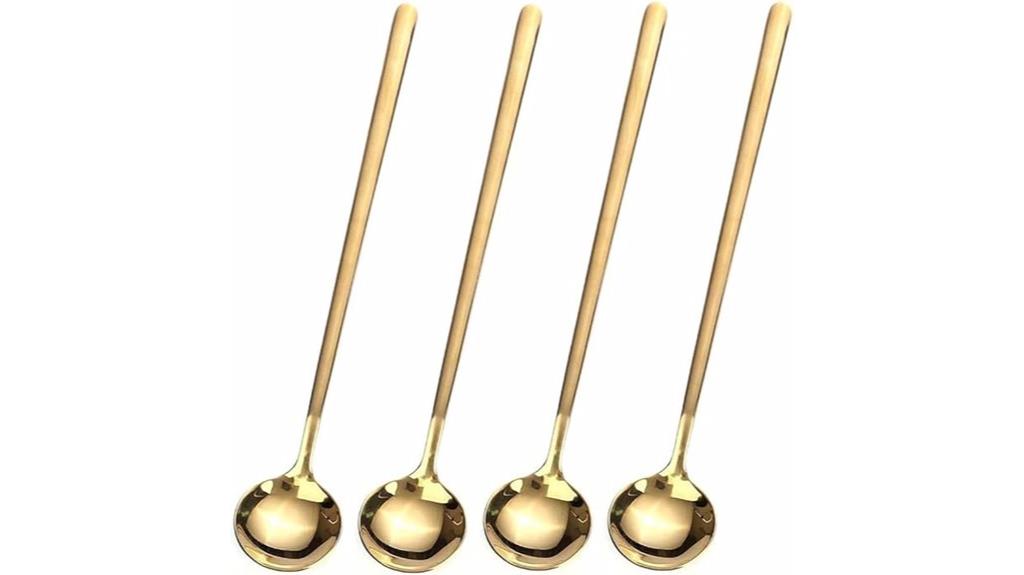 stainless steel coffee spoons