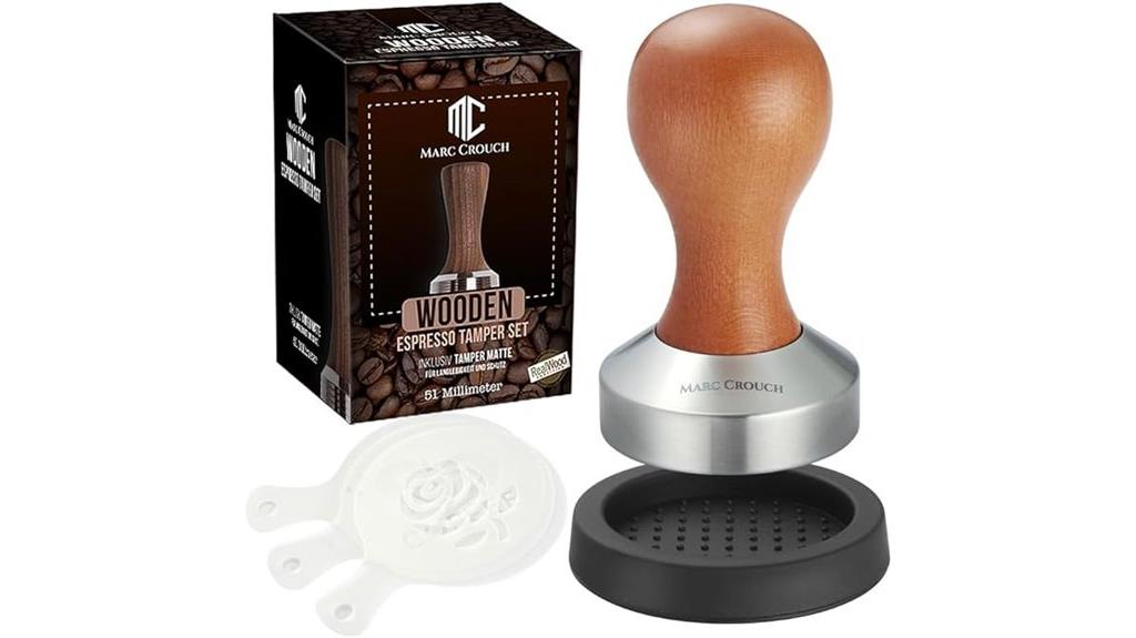 stainless steel coffee tamper