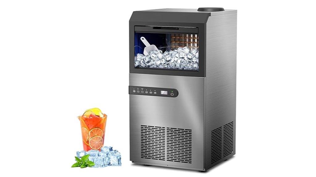 stainless steel ice maker