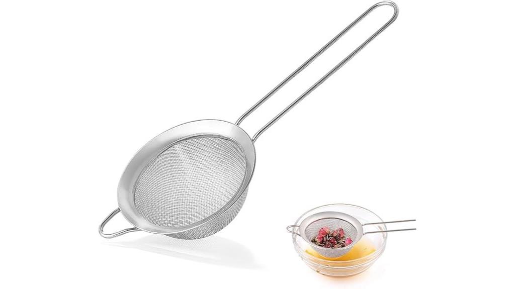 stainless steel kitchen strainer