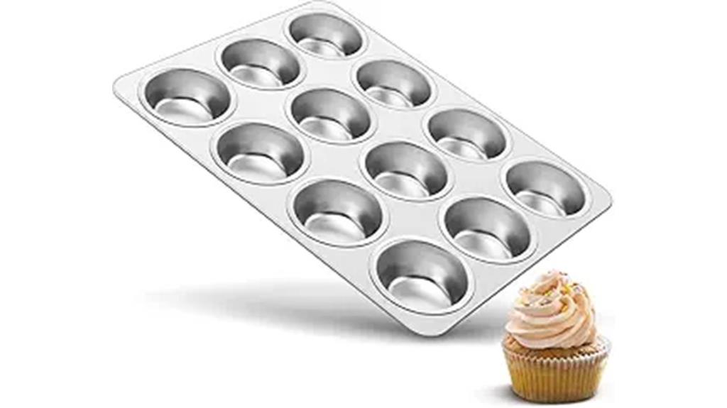 stainless steel muffin pan