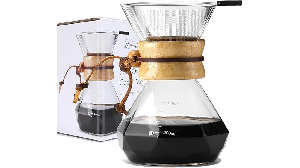 stainless steel pour over coffee