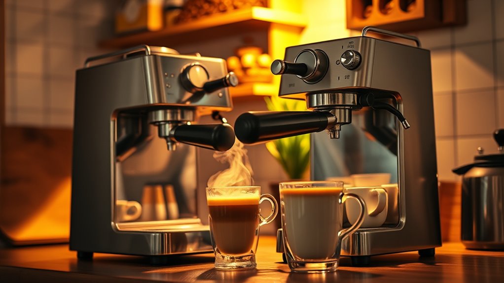 steaming milk for espresso