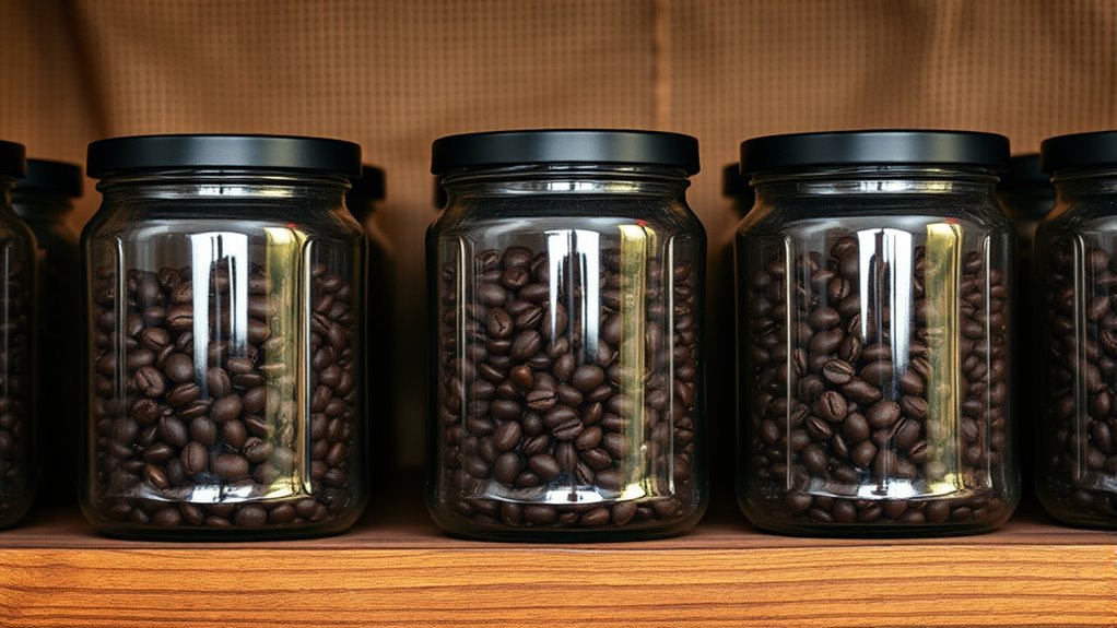 store coffee airtight dark