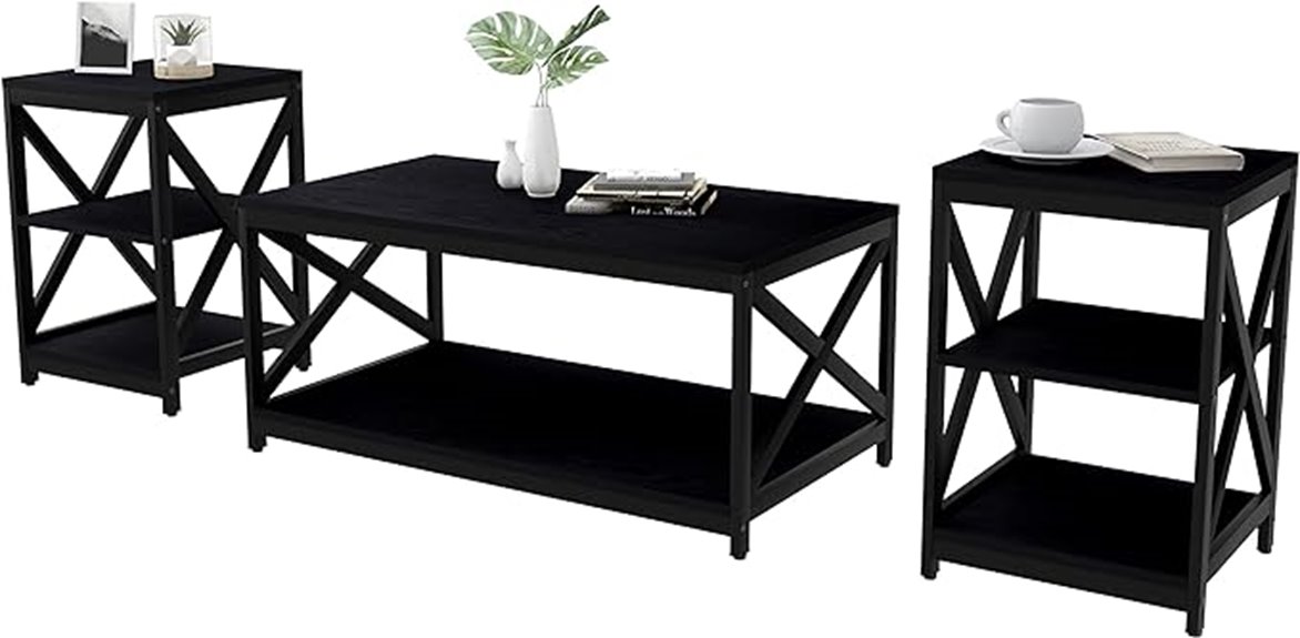 stylish coffee table set