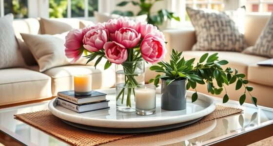 stylish summer coffee table decor