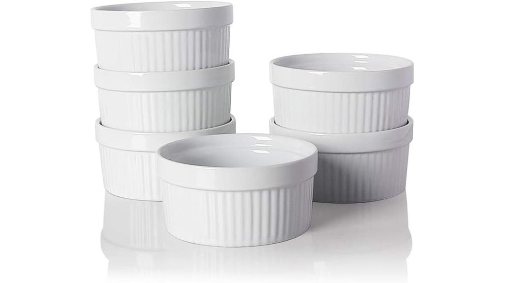 sweejar ceramics souffle dishes