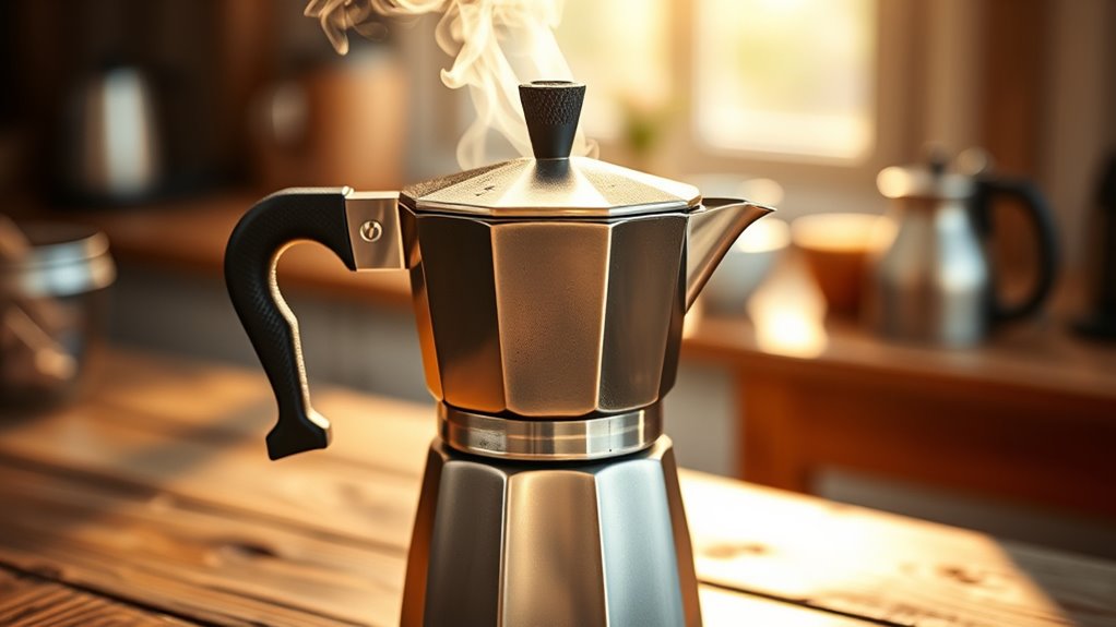 traditional italian coffee brewing
