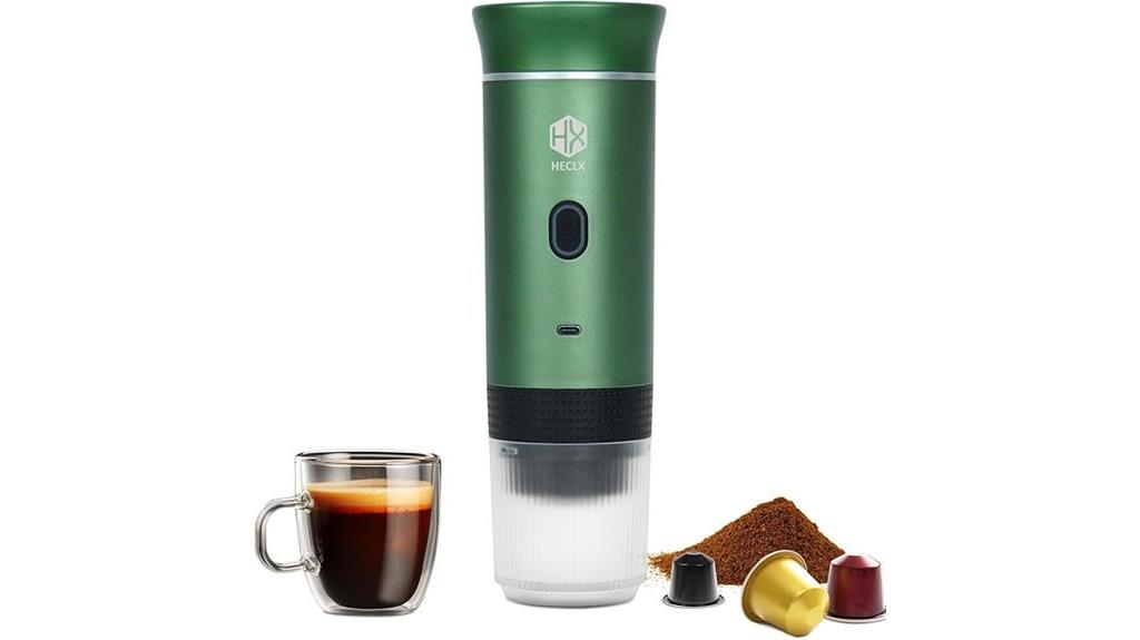 travel friendly espresso maker
