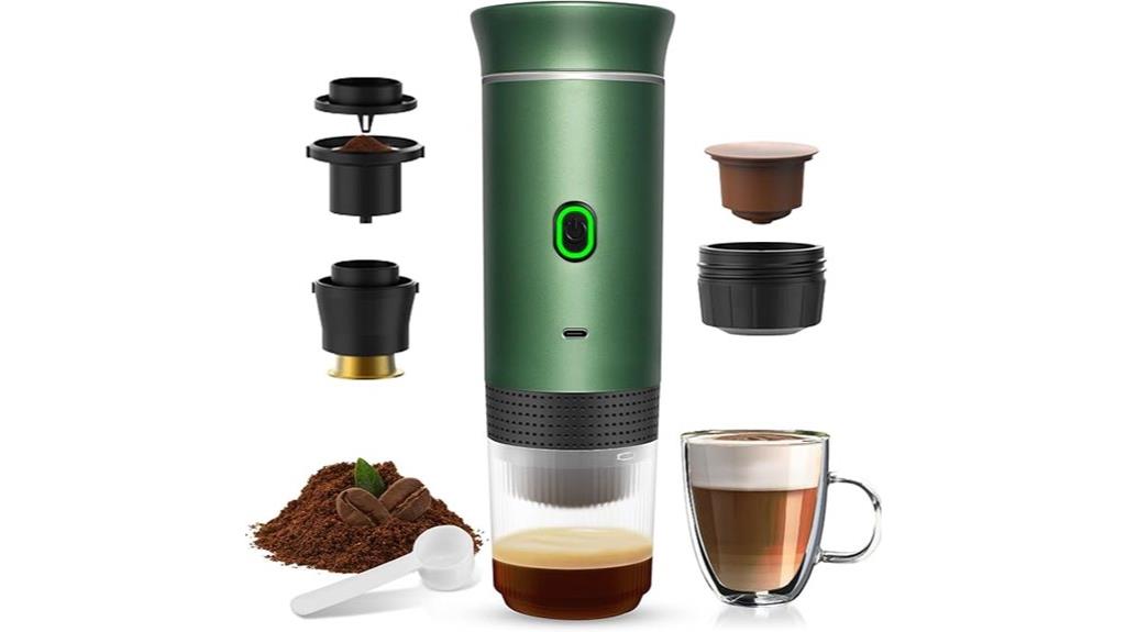 travel friendly espresso maker