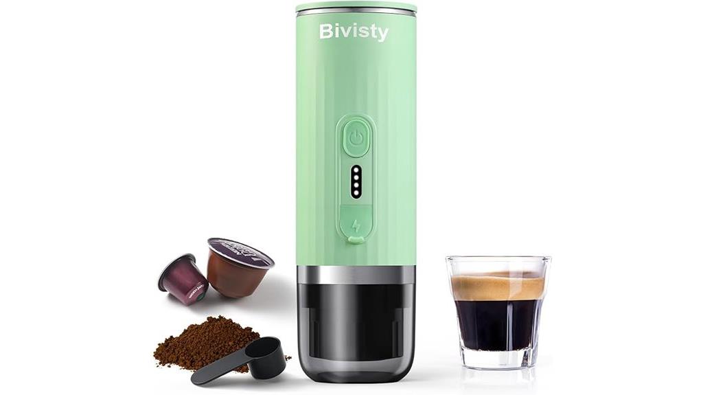 travel friendly espresso maker